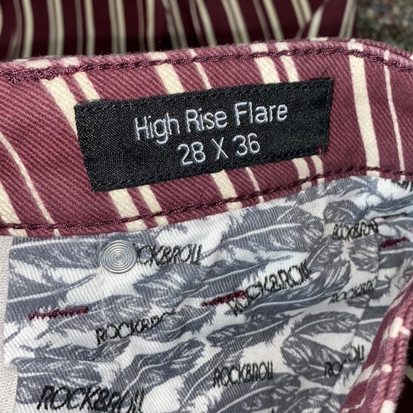 Rock & Roll Denim High Rise Flare - Picture 6 of 7